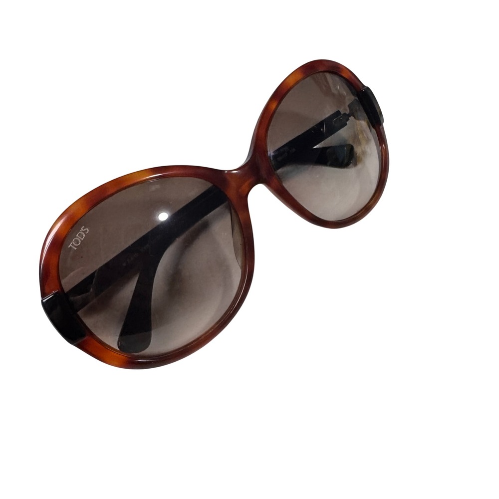 Tods TO 30 53F Sunglasses Brown Tortoise Oversized Oval Italian‎ Designer 59[]17